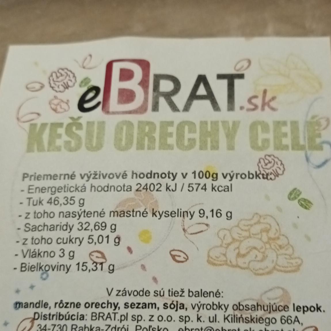 Fotografie - Kešu orechy celé eBrat.sk