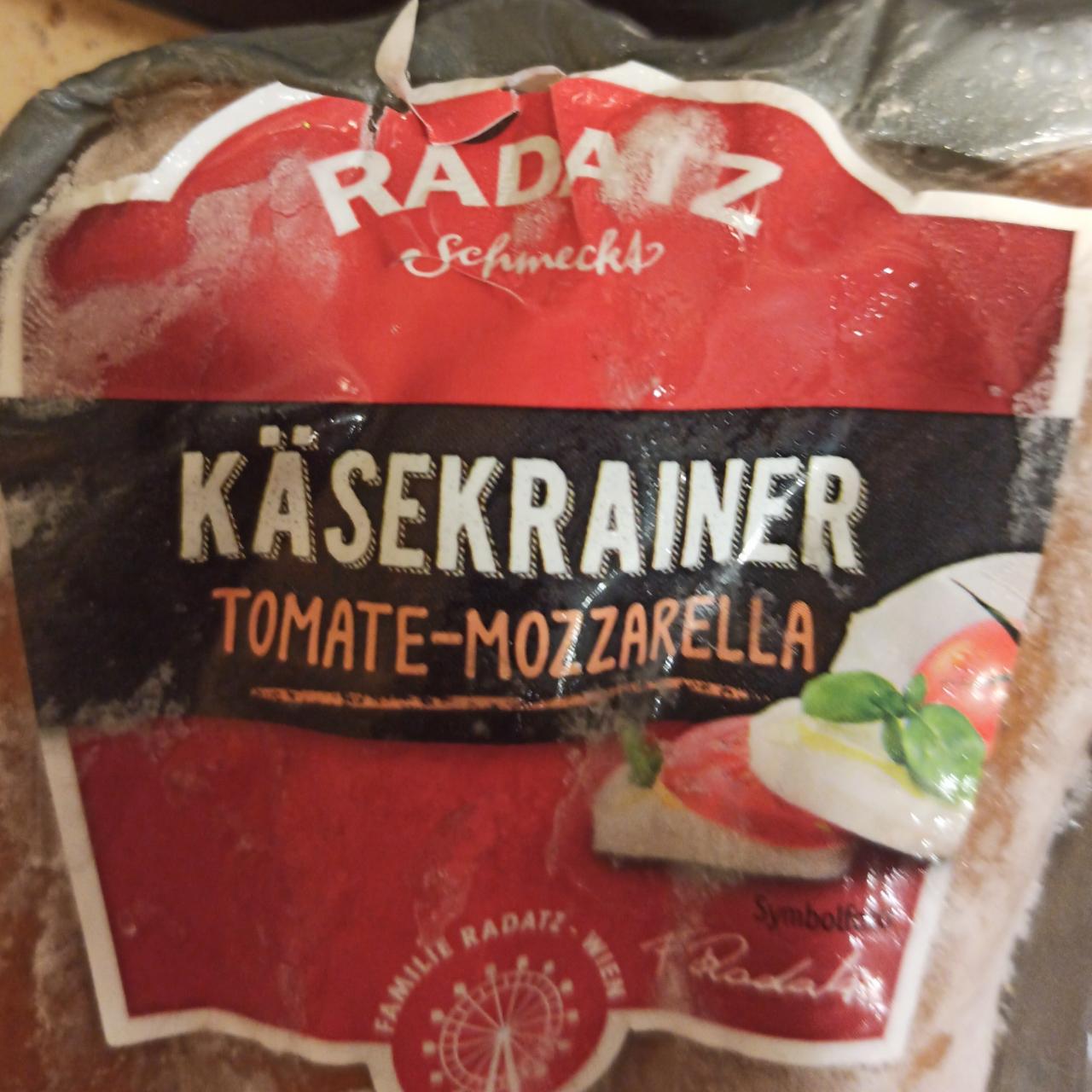 Fotografie - Käsekrainer Tomate-Mozzarella Radatz