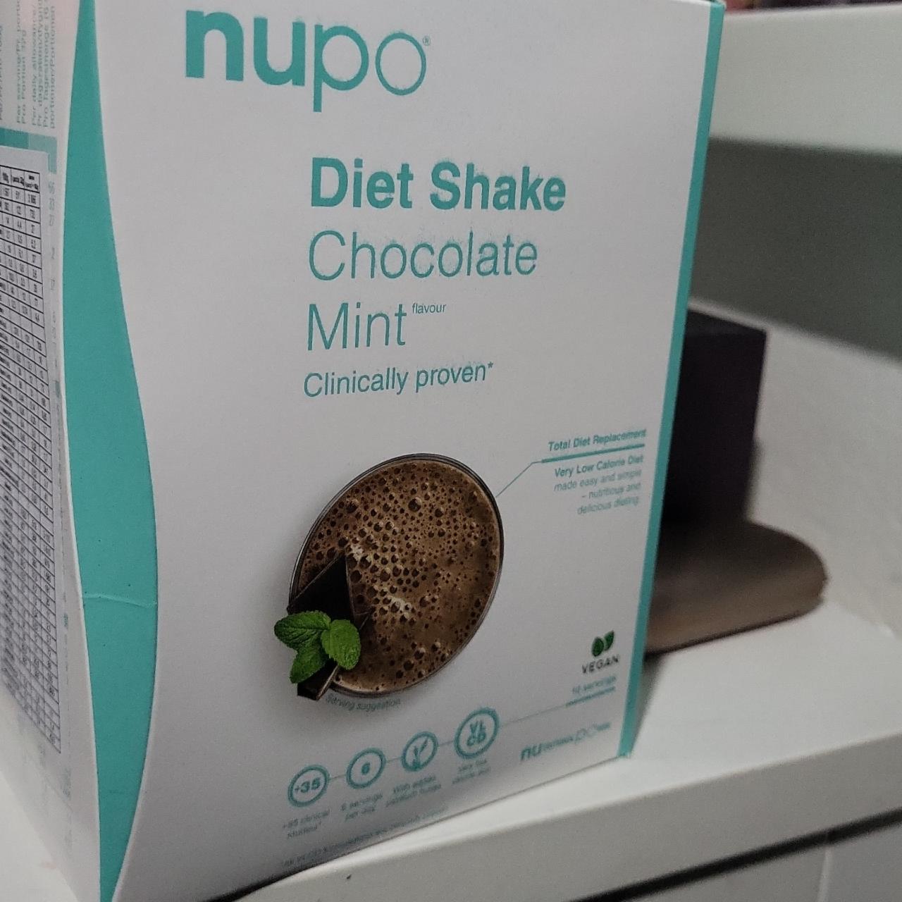 Fotografie - Diet shake Chocolate mint Nupo