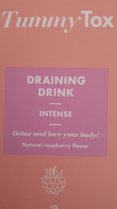 Fotografie - TummyTox Draining drink raspberry