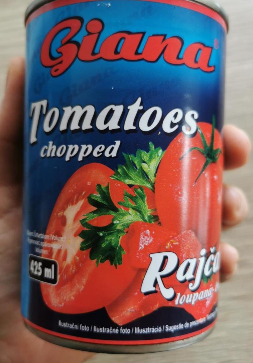 Fotografie - Tomatoes chopped Giana