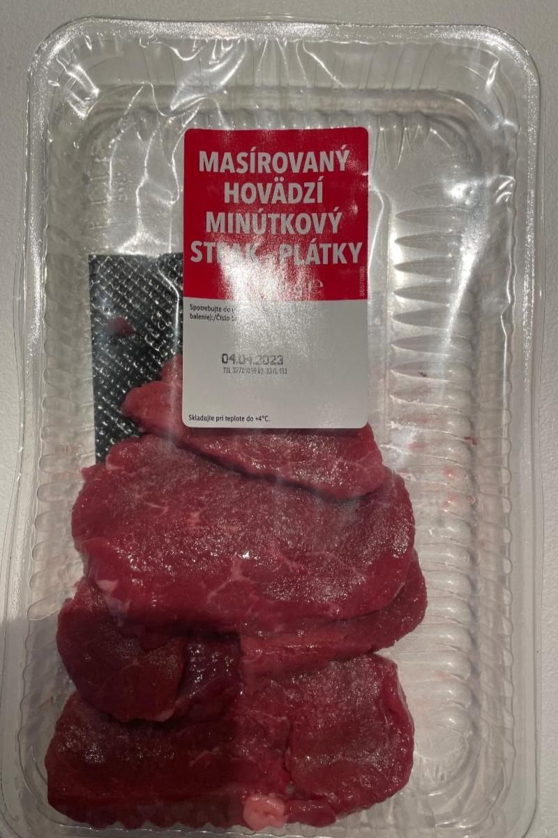 Fotografie - Masírovaný hovädzí minútkový steak plátky Mäsiarova čerstvá porcia