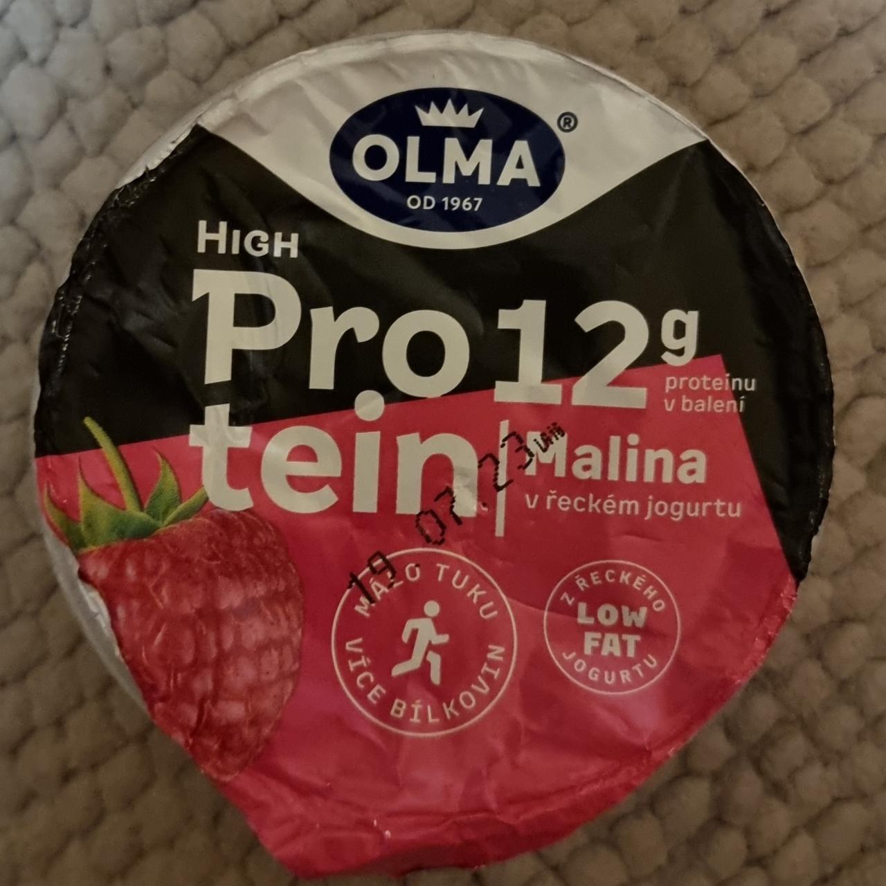 Fotografie - High Protein Malina v řeckém jogurtu Olma