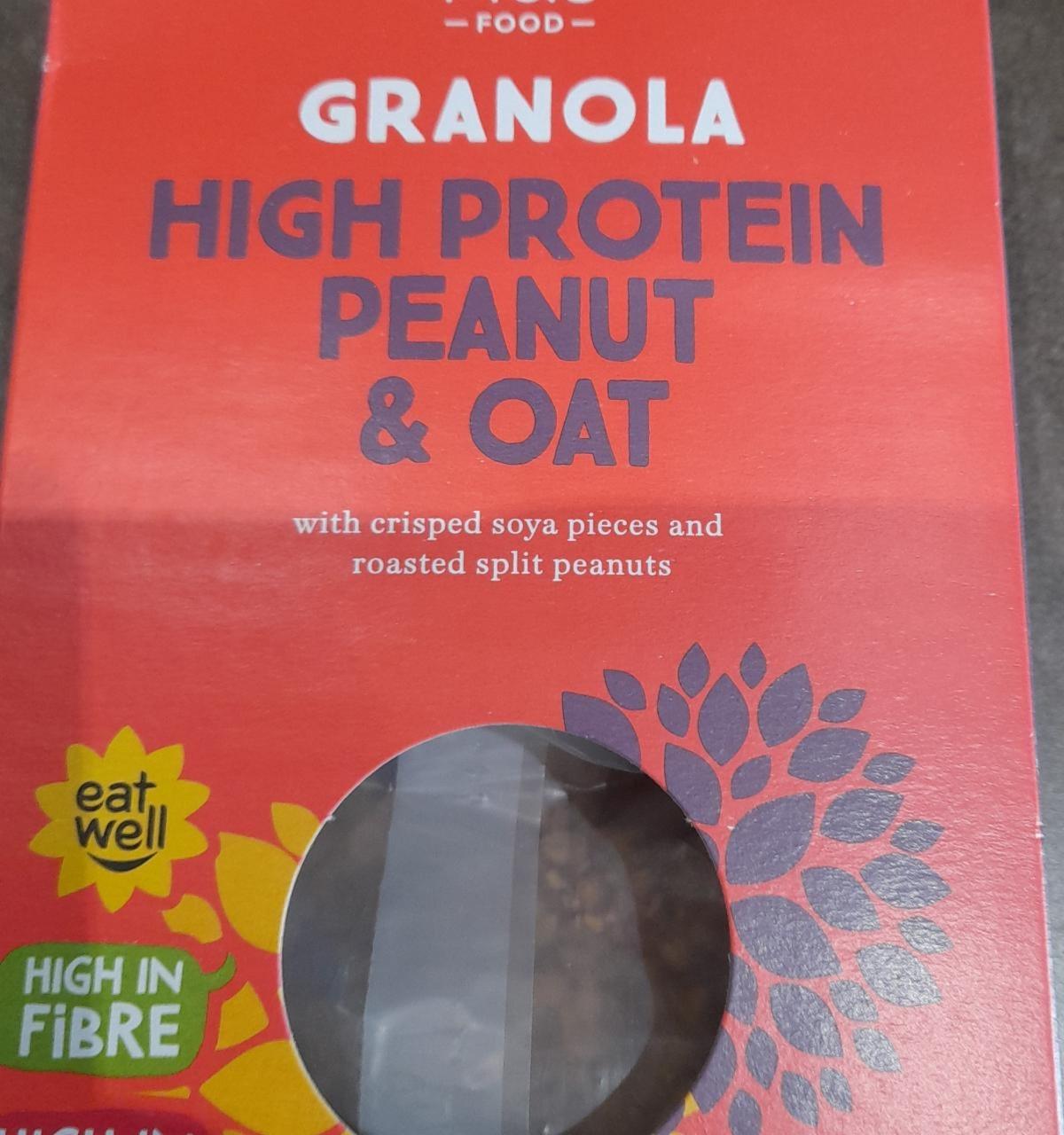 Fotografie - Granola High protein Peanut & Oat M&S Food