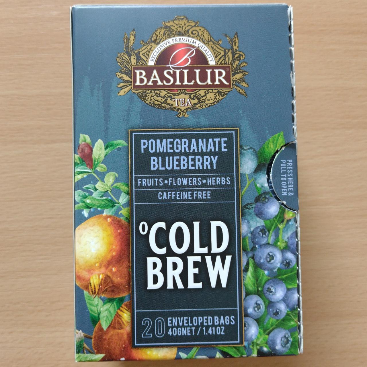Fotografie - Pomegranate Blueberry Cold brew Basilur tea