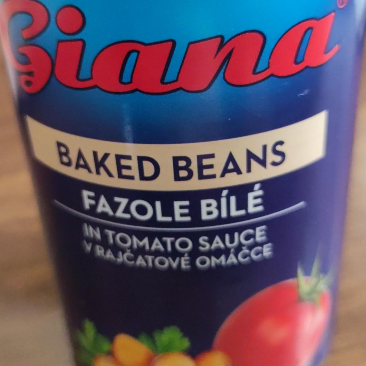 Fotografie - Baked Beans Fazole bílé v rajčatové omáčce Giana