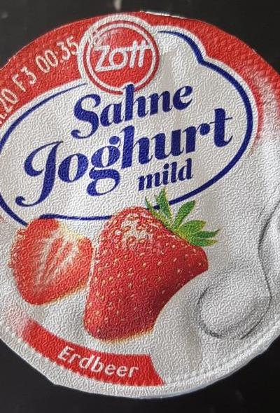 Fotografie - Sahne joghurt mild Erdbeer