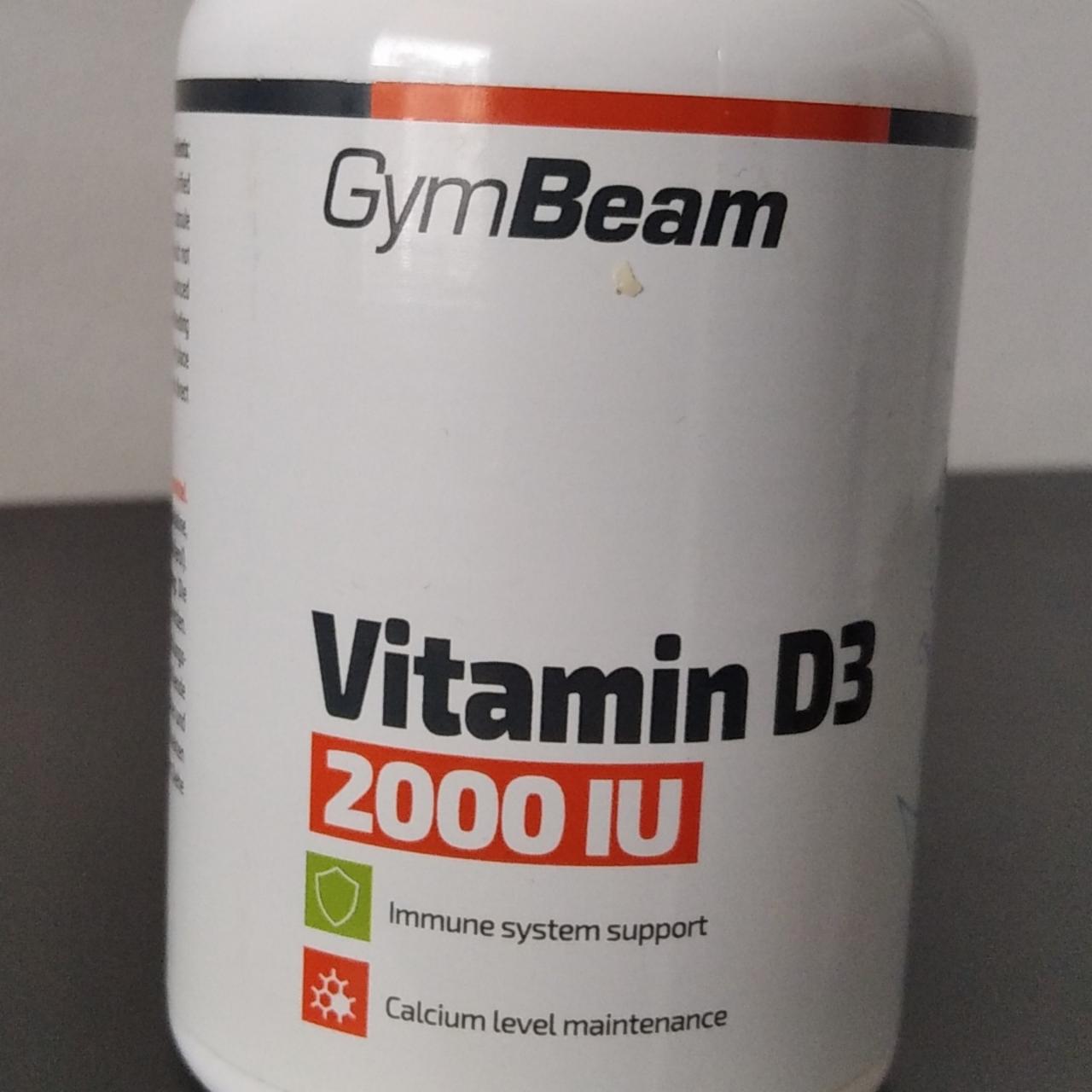 Fotografie - Vitamin D3 2000 IU GymBeam