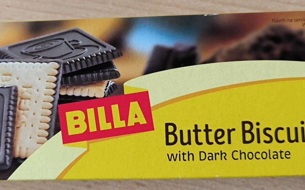 Fotografie - Butter Biscuits with Dark Chocolate Billa