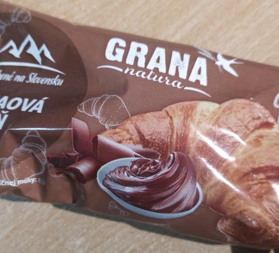 Fotografie - Croissant Grana Natura s kakaovou náplňou