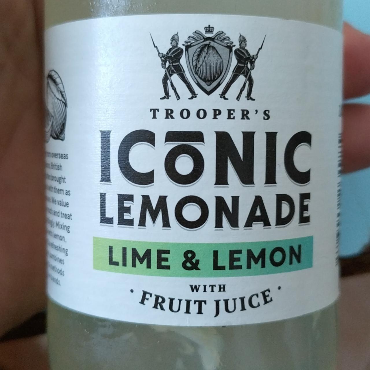 Fotografie - iconic lemonade lime & lemon with fruit juice