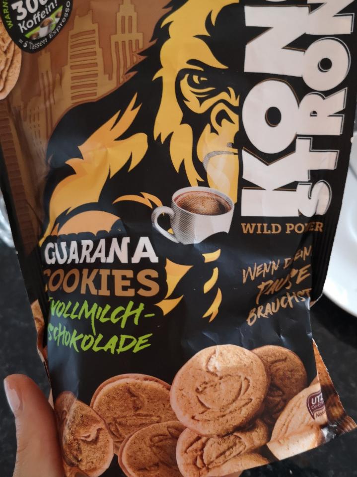 Fotografie - Guarana cookies mit vollmilch schokolade Lidl