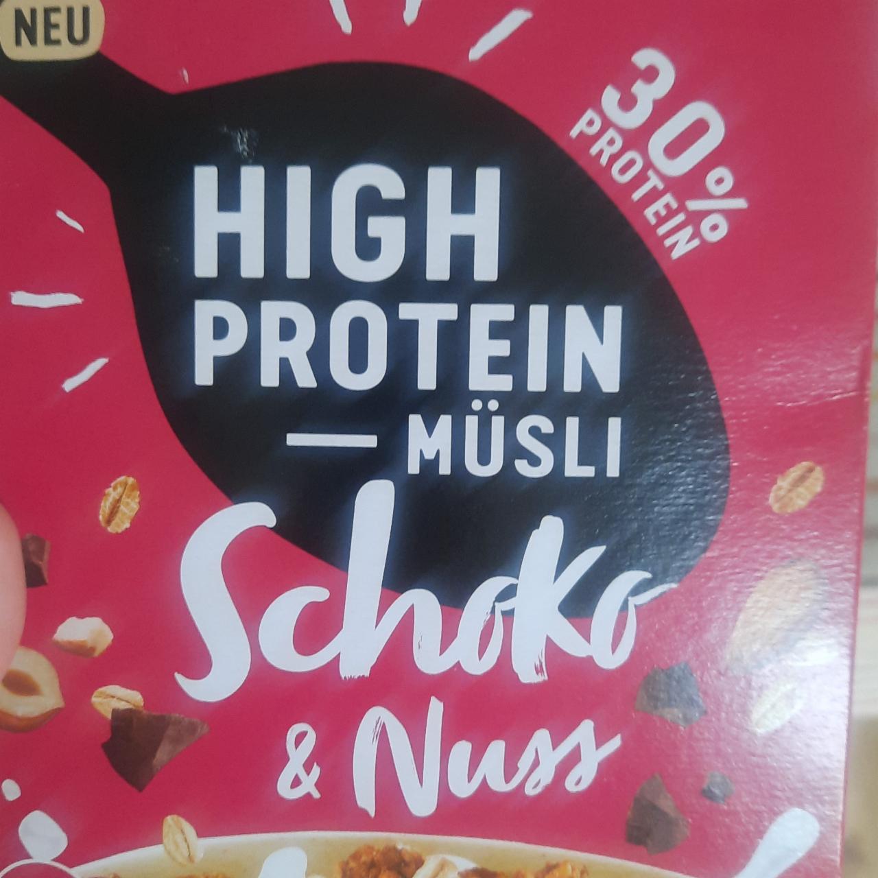 Fotografie - High Protein Müsli Schoko & Nuss Dr. Oetker