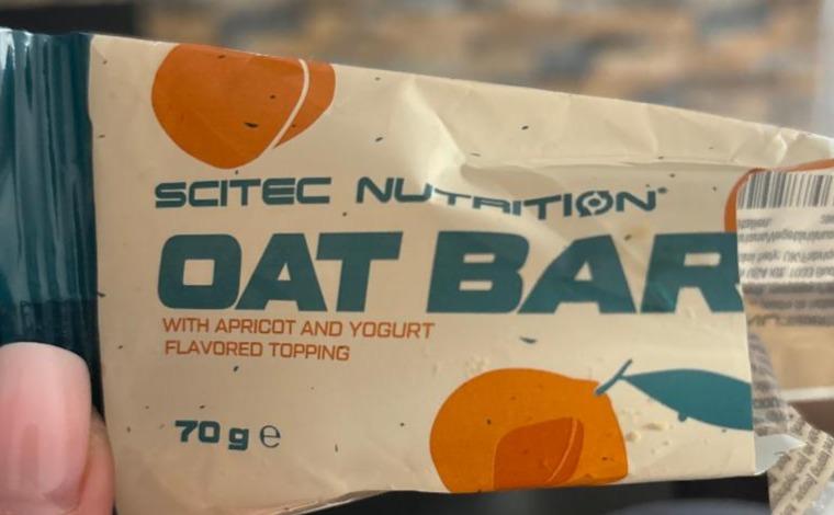 Fotografie - Oat Bar with apricot and yogurt flavored topping Scitec Nutrition
