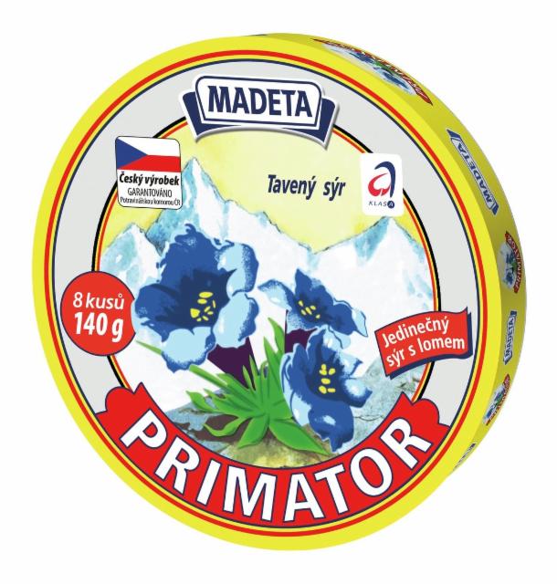Fotografie - Primátor tavený syr 45% Madeta