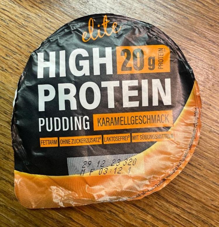 Fotografie - High Protein Pudding Karamellgeschmack Elite