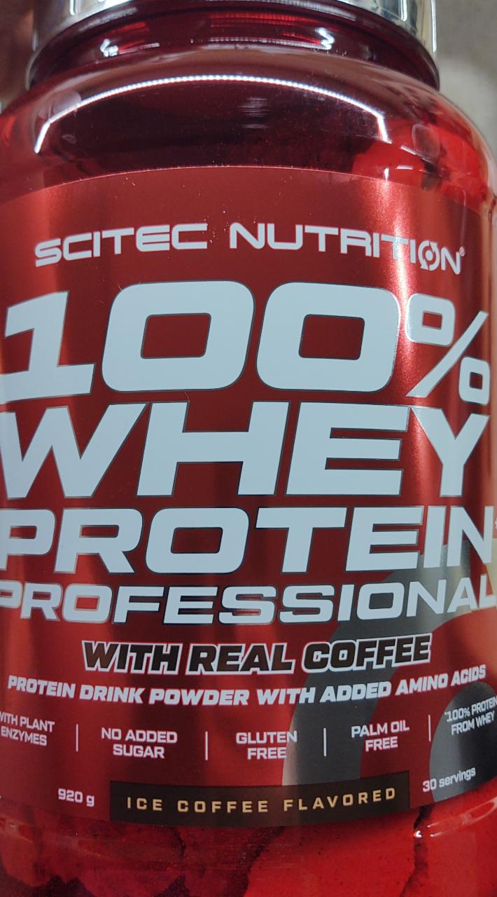 Fotografie - 100% whey protein professional Ice coffee Scitec Nutrition