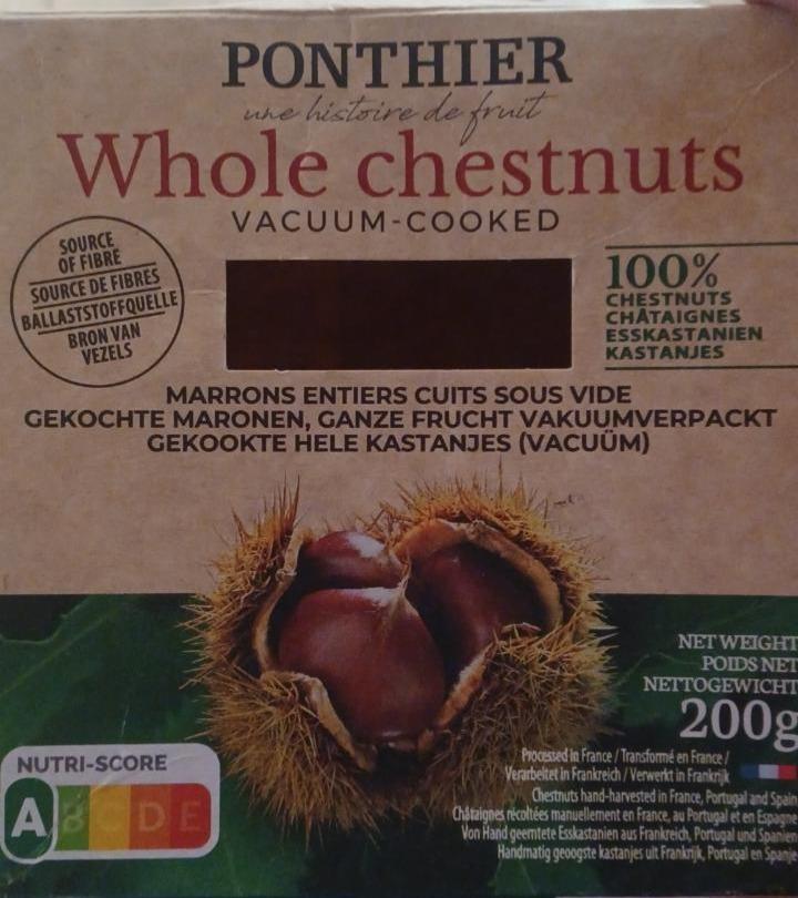 Fotografie - Whole chestnuts Ponthier