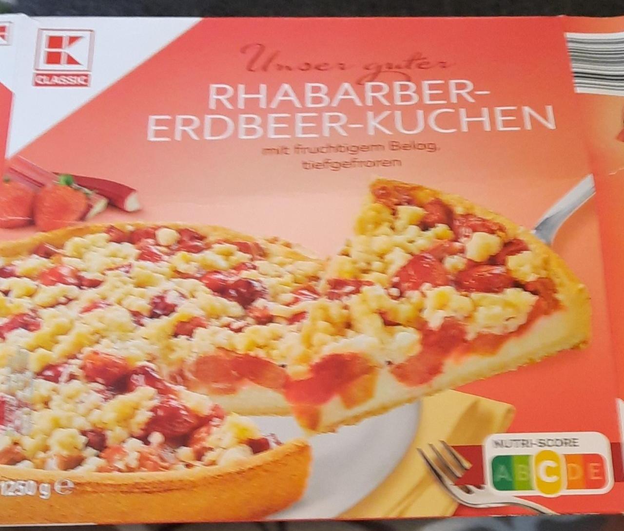 Fotografie - Rhabarber-Erdbeer-Kuchen K-Classic