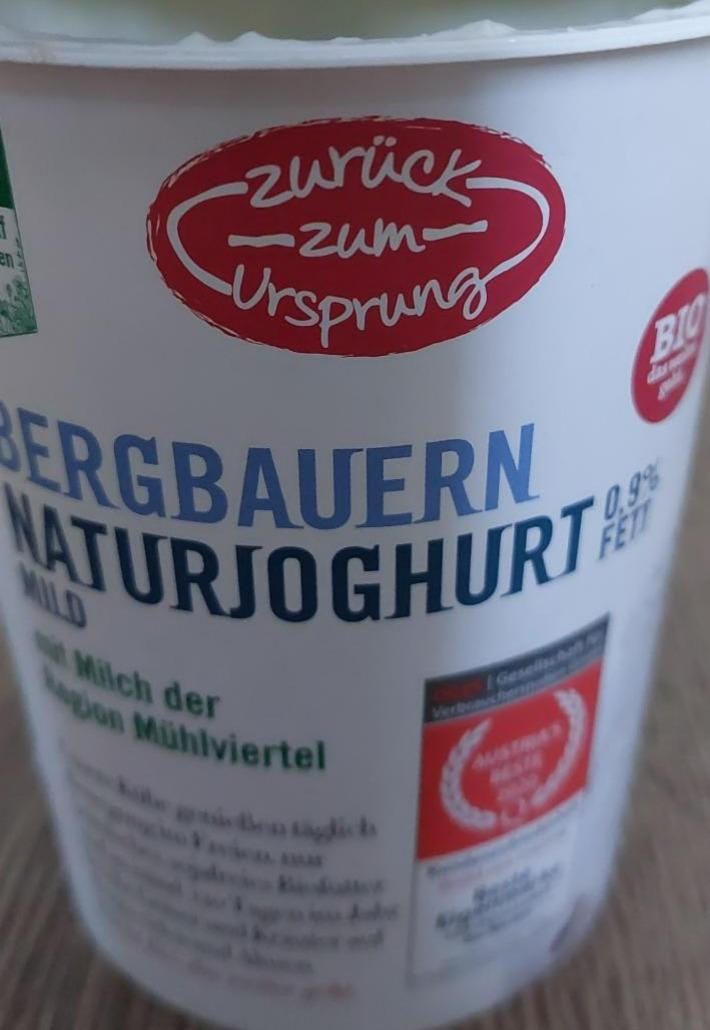 Fotografie - Natur-Joghurt mild BERGBAUERN 0,9% Fett