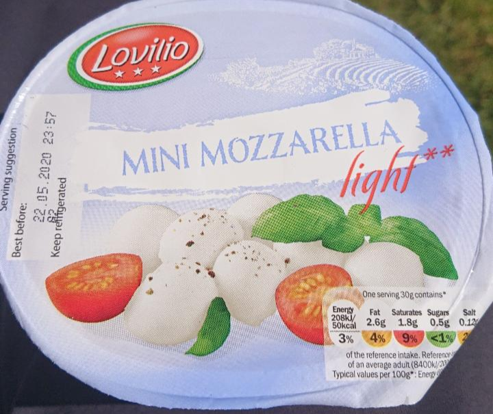 Fotografie - Lovilio mini mozzarella light