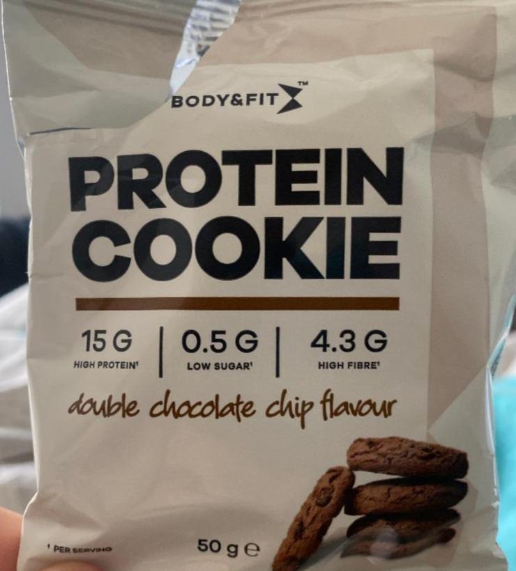 Fotografie - Protein Cookie Double chocolate chip flavour Body&Fit