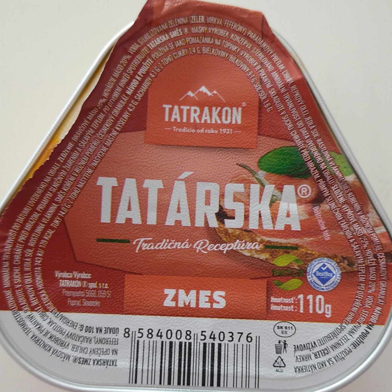 Fotografie - Tatárska zmes Tatrakon
