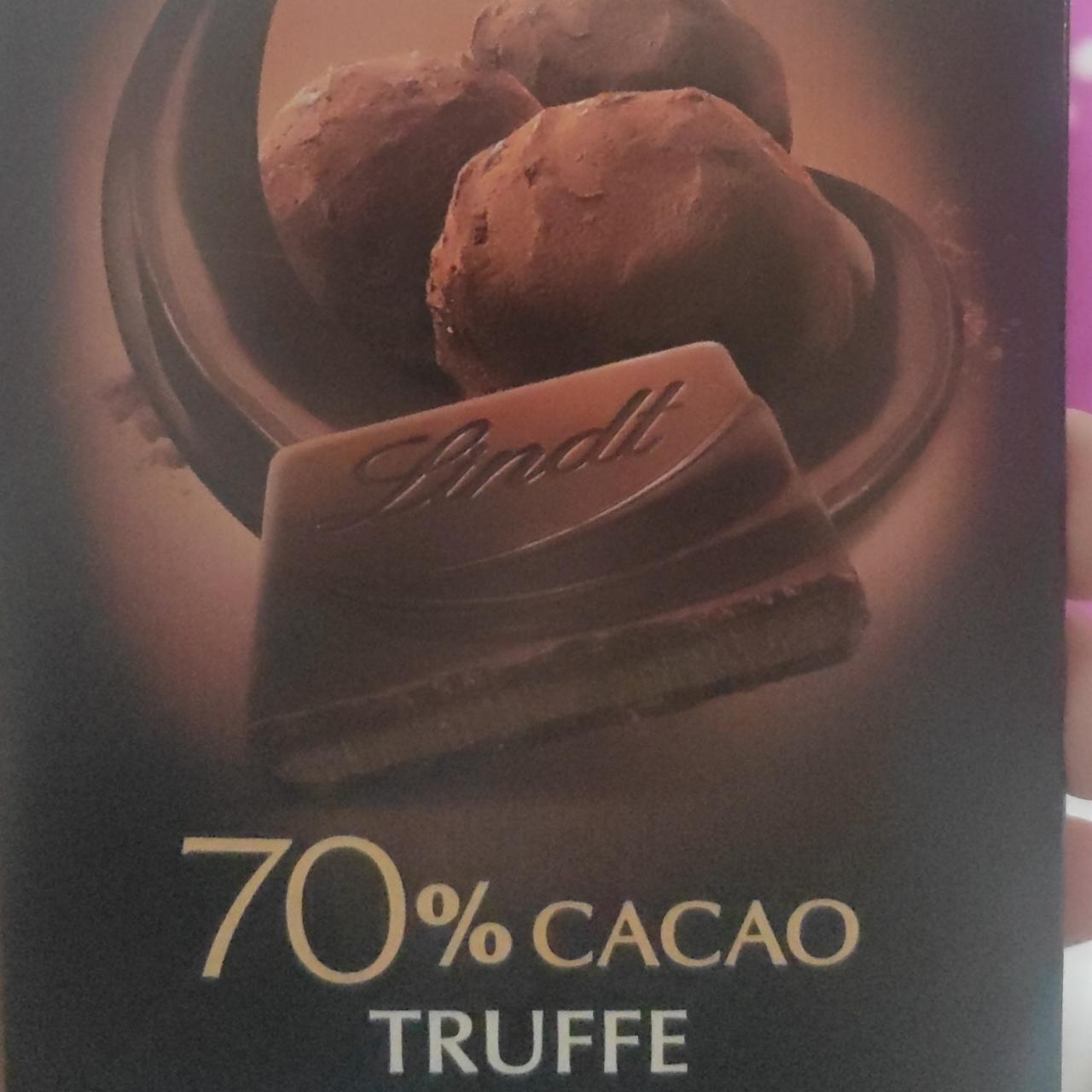 Fotografie - Chocolat noir Création 70% Cacao Truffe Lindt