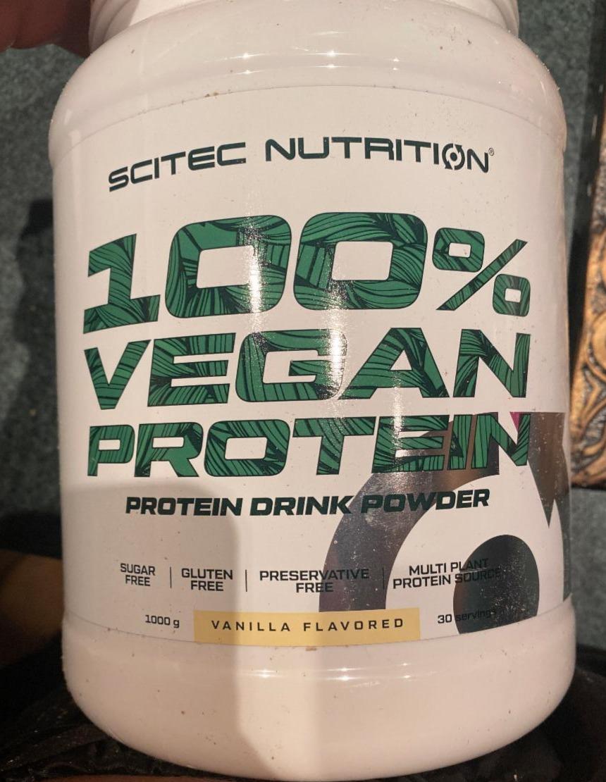 Fotografie - 100% Vegan protein Vanilla flavored Scitec Nutrition