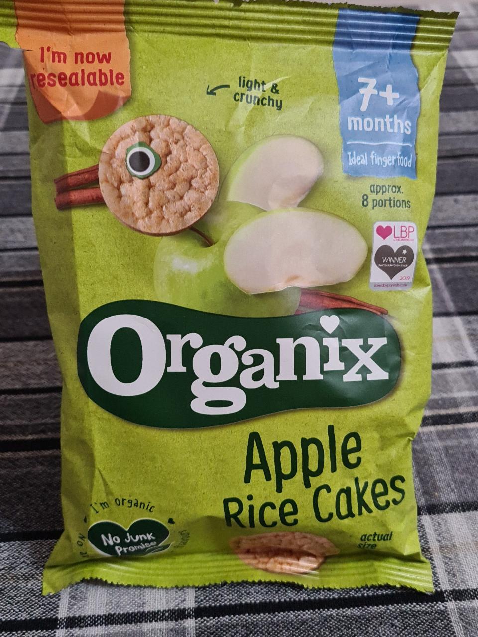 Fotografie - Apple Rice Cakes Organix