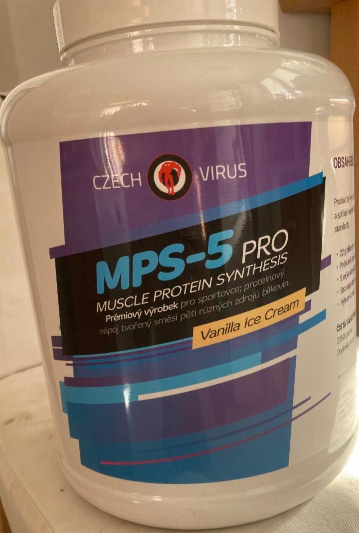 Fotografie - Protein MPS-5 pro Vanilla Ice Cream Czech Virus