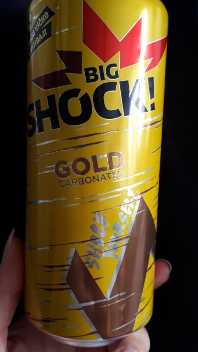Fotografie - Energetický nápoj Gold - Big Shock!