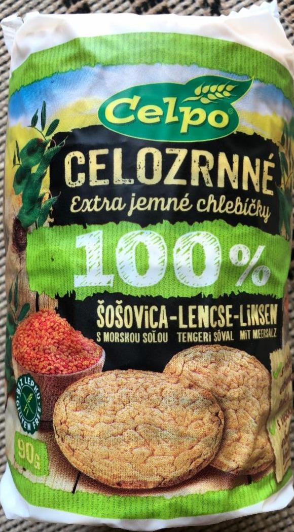 Fotografie - Celozrnné Extra jemné chlebíčky 100% šošovica Celpo