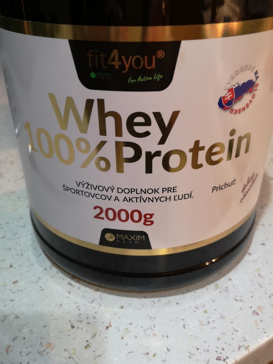 Fotografie - Whey 100% protein Čokoláda fit4you