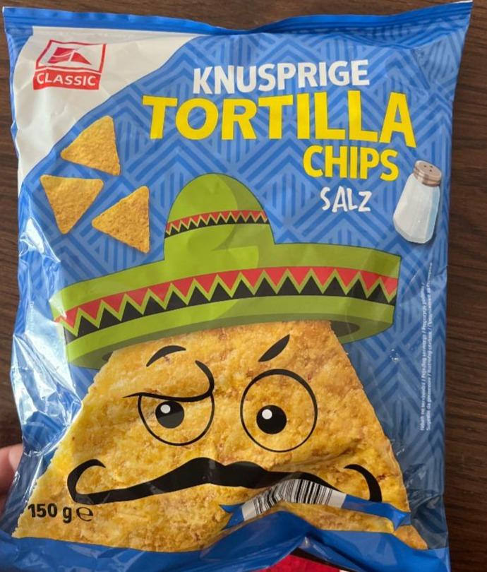 Fotografie - Knusprige Tortilla Chips Salz K-Classic