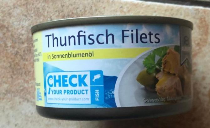 Fotografie - Thunfisch Filets in Sonnenblumenol