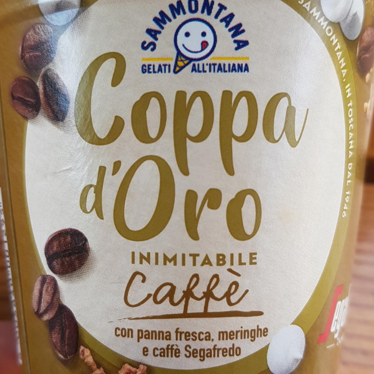 Fotografie - Coppa d'Oro Caffé con panna fresca, meringhe e caffé Segafredo Sammontana