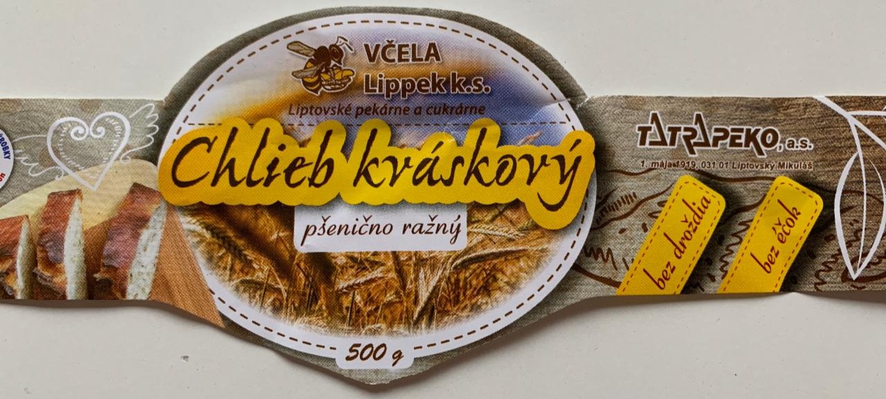 Fotografie - Chlieb kváskový pšenično-ražný Včela - Lippek