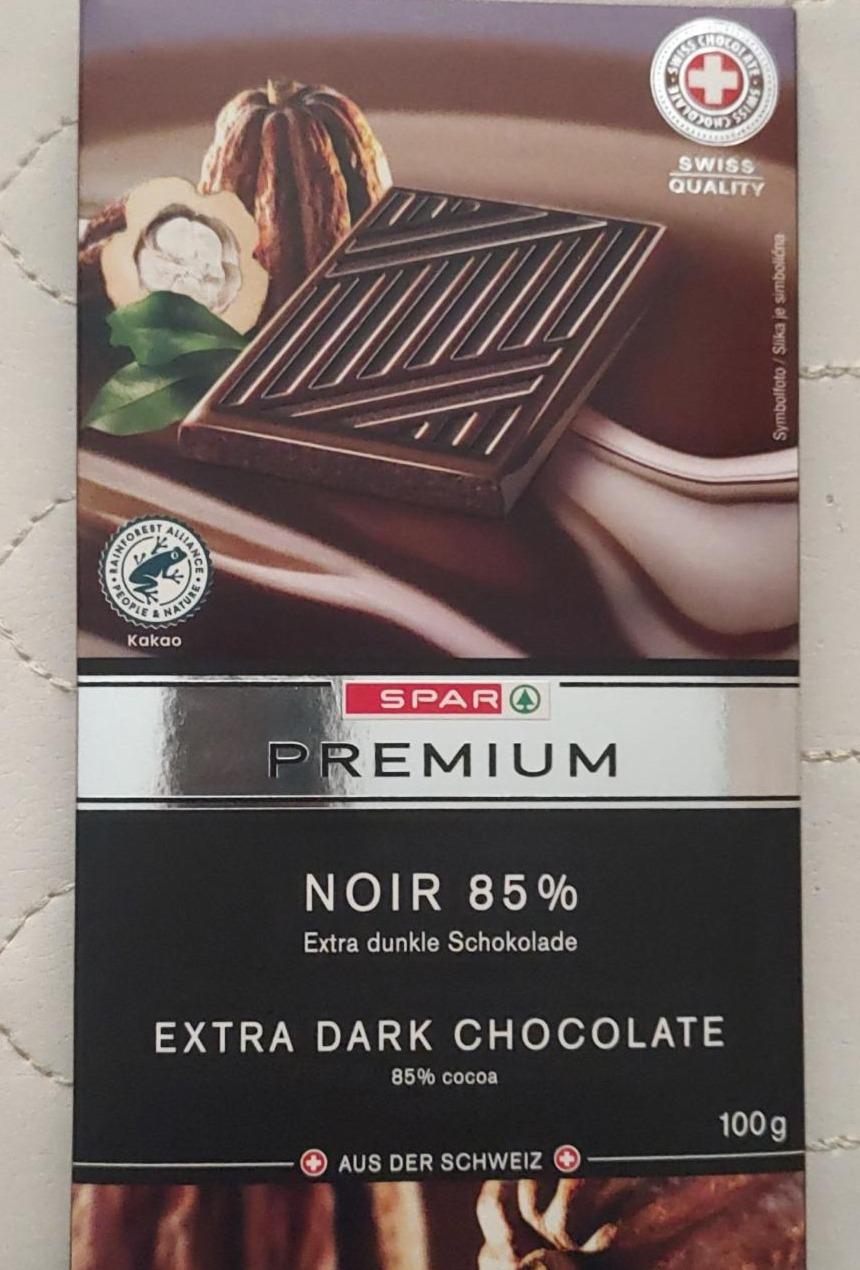 Fotografie - Noir 85% Extra Dark Chocolate Spar Premium