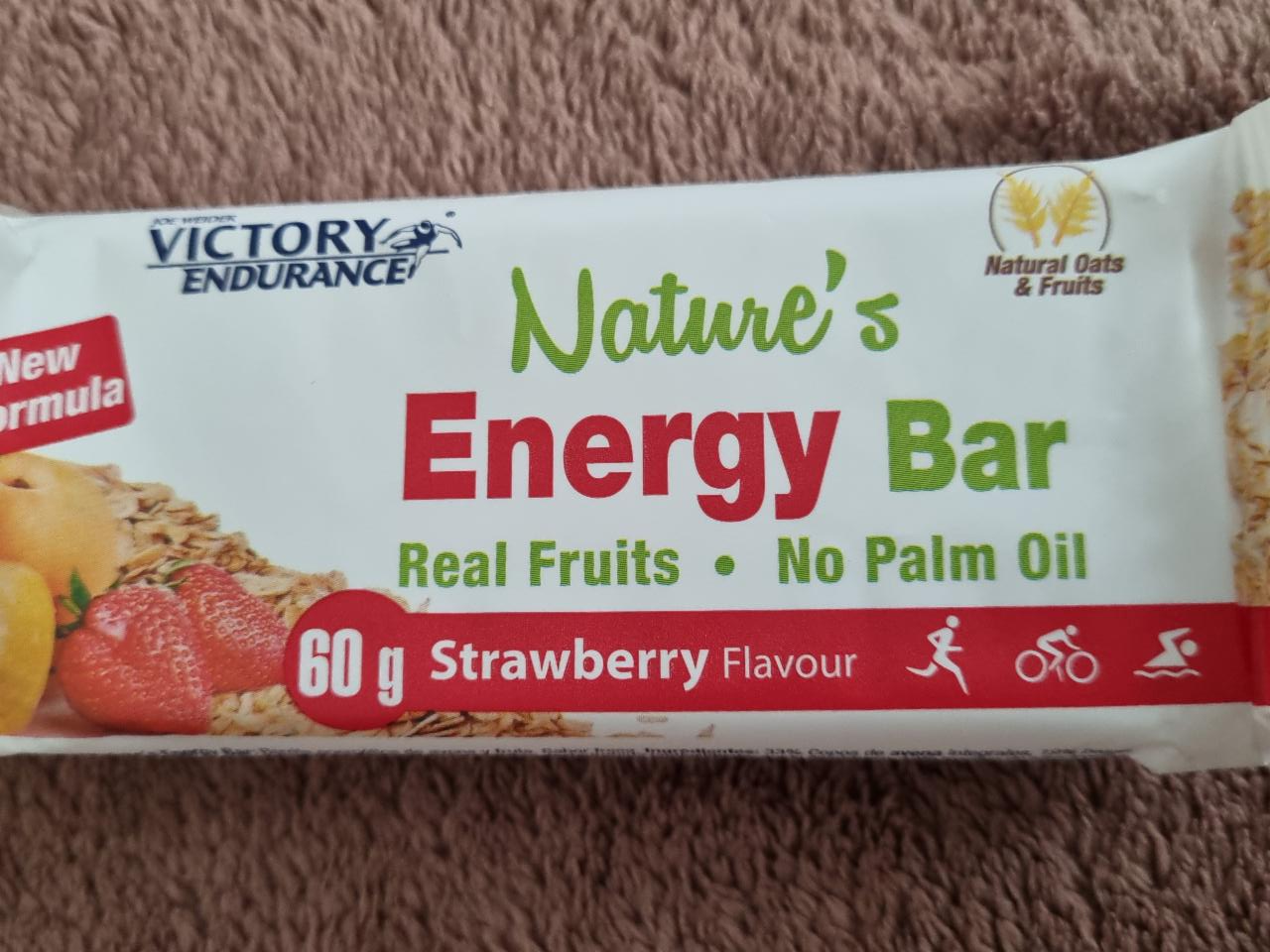 Fotografie - Nature´s Energy bar strawberry flavour