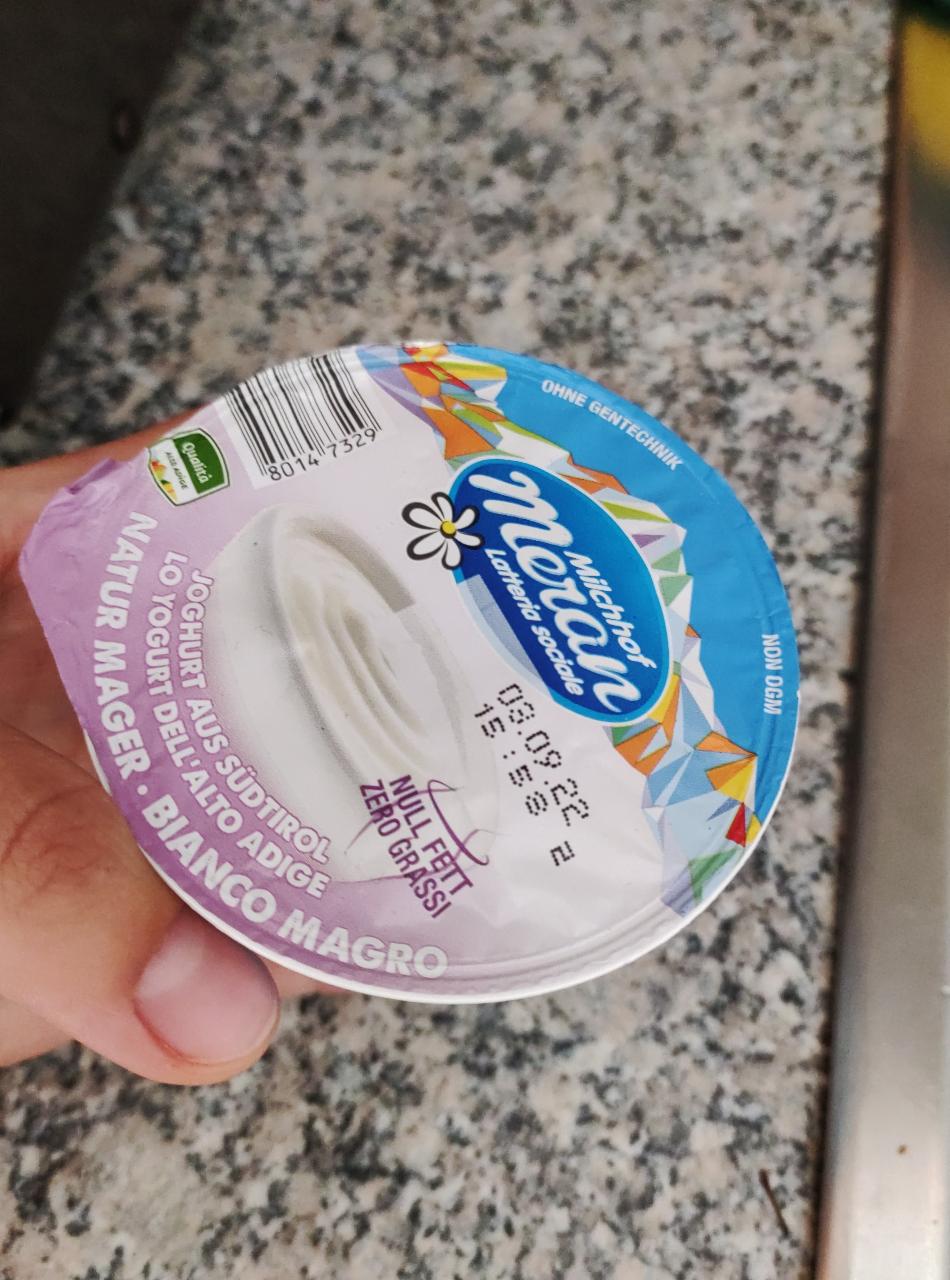 Fotografie - Meran jogurt natur mager
