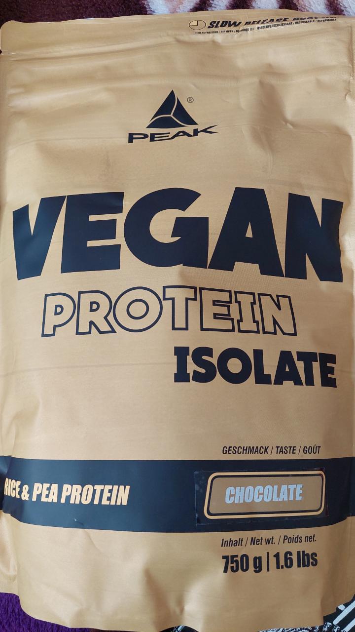 Fotografie - PEAK vegan protein isolate