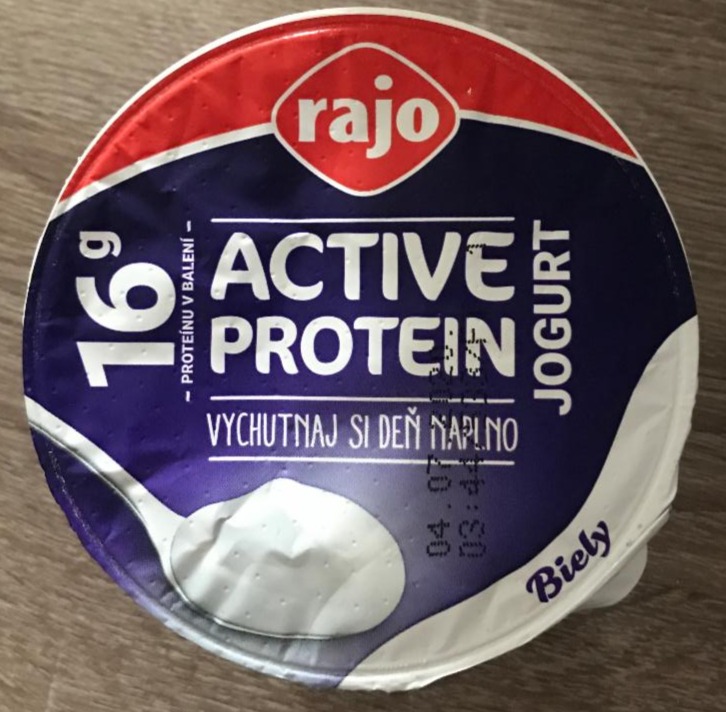 Fotografie - Active Protein Jogurt biely Rajo