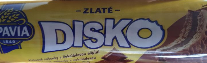 Fotografie - Disko kakaové sušienky s čokoládovou náplňou