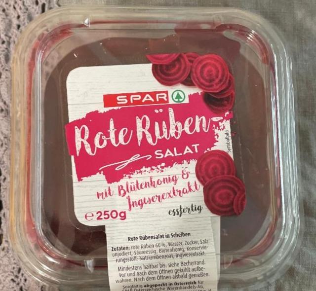 Fotografie - Rote rüben salat Spar Červená cvikla