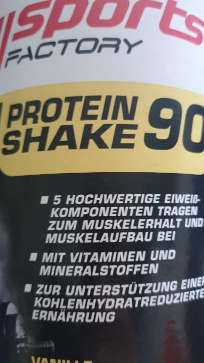 Fotografie - Sports Factory Protein Shake 90