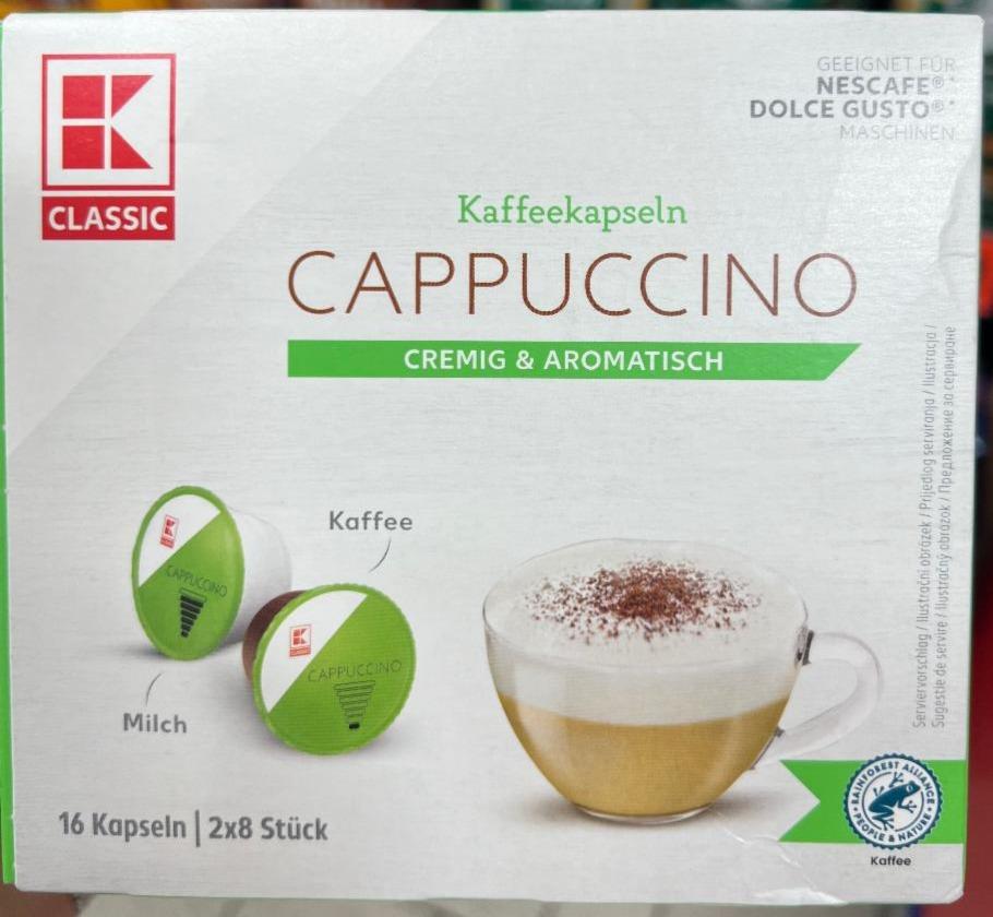 Fotografie - Kaffeekapseln Cappuccino cremig & aromatisch K-Classic