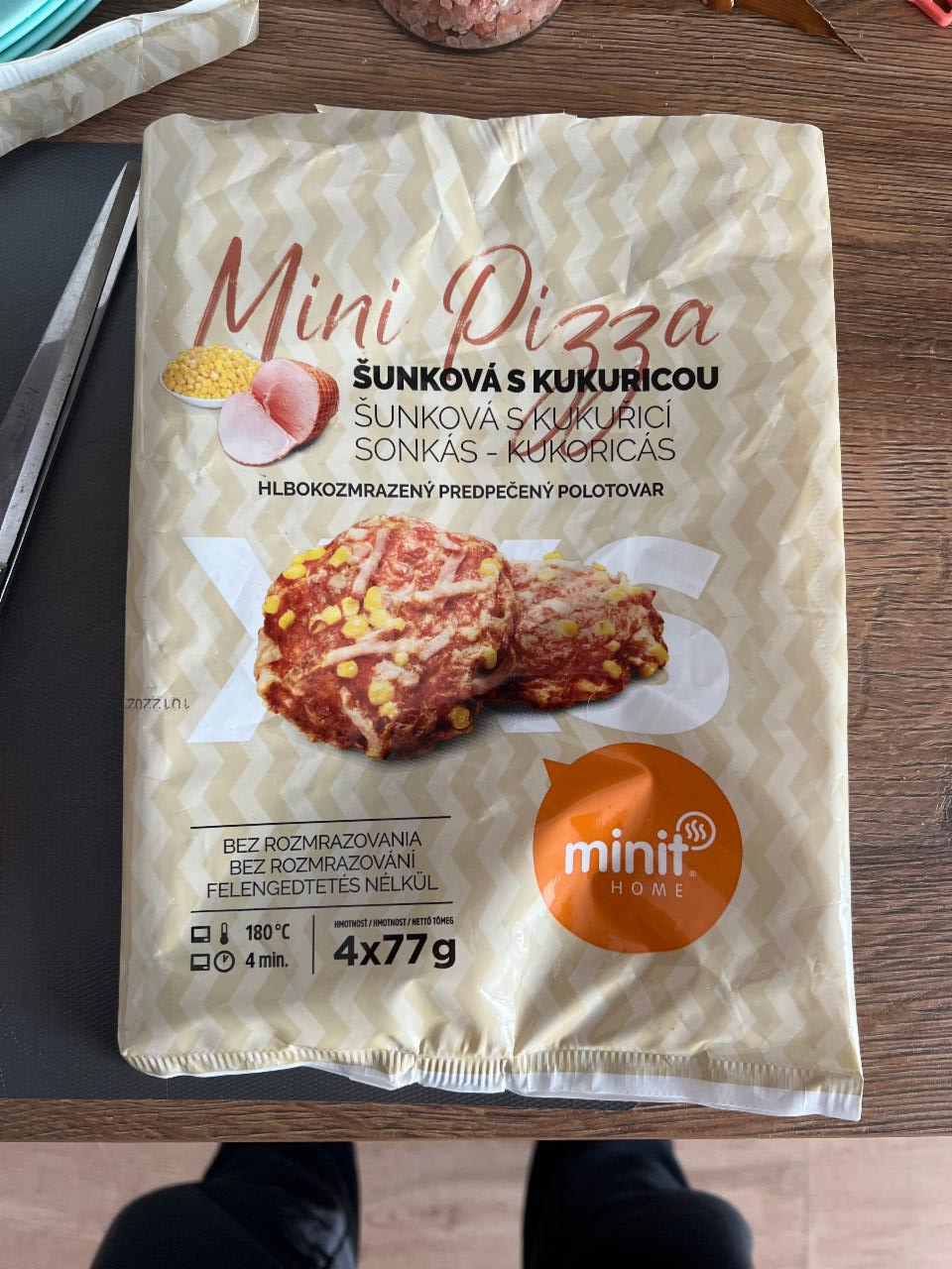 Fotografie - Mini Pizza Šunkova s kukuricou Minit