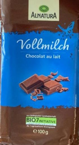 Fotografie - Vollmilch Chocolat au lait Alnatura