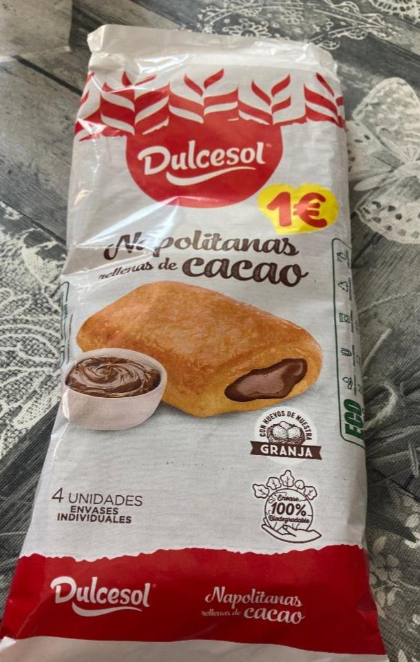 Fotografie - Napolitanas cacao Dulcesol